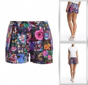 Фиолетовые шорты, шорты baon, весна-лето 2015